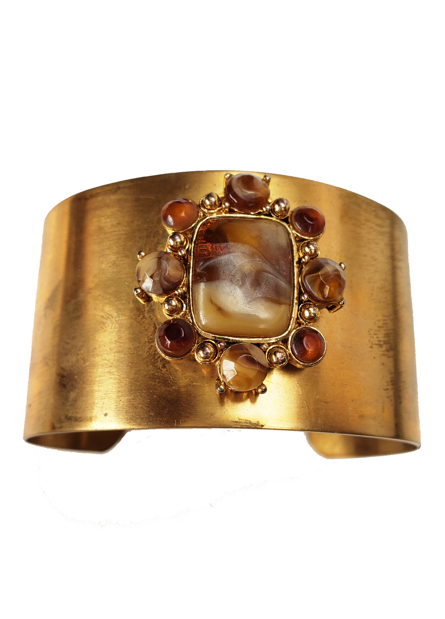 Chalcedony Cuff Bracelet (Only 1)