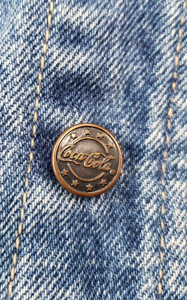 Vintage coca cola jean on sale jacket