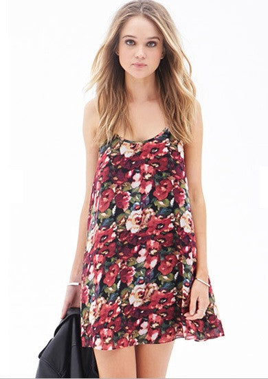 Flora & Fauna Lattice Dress