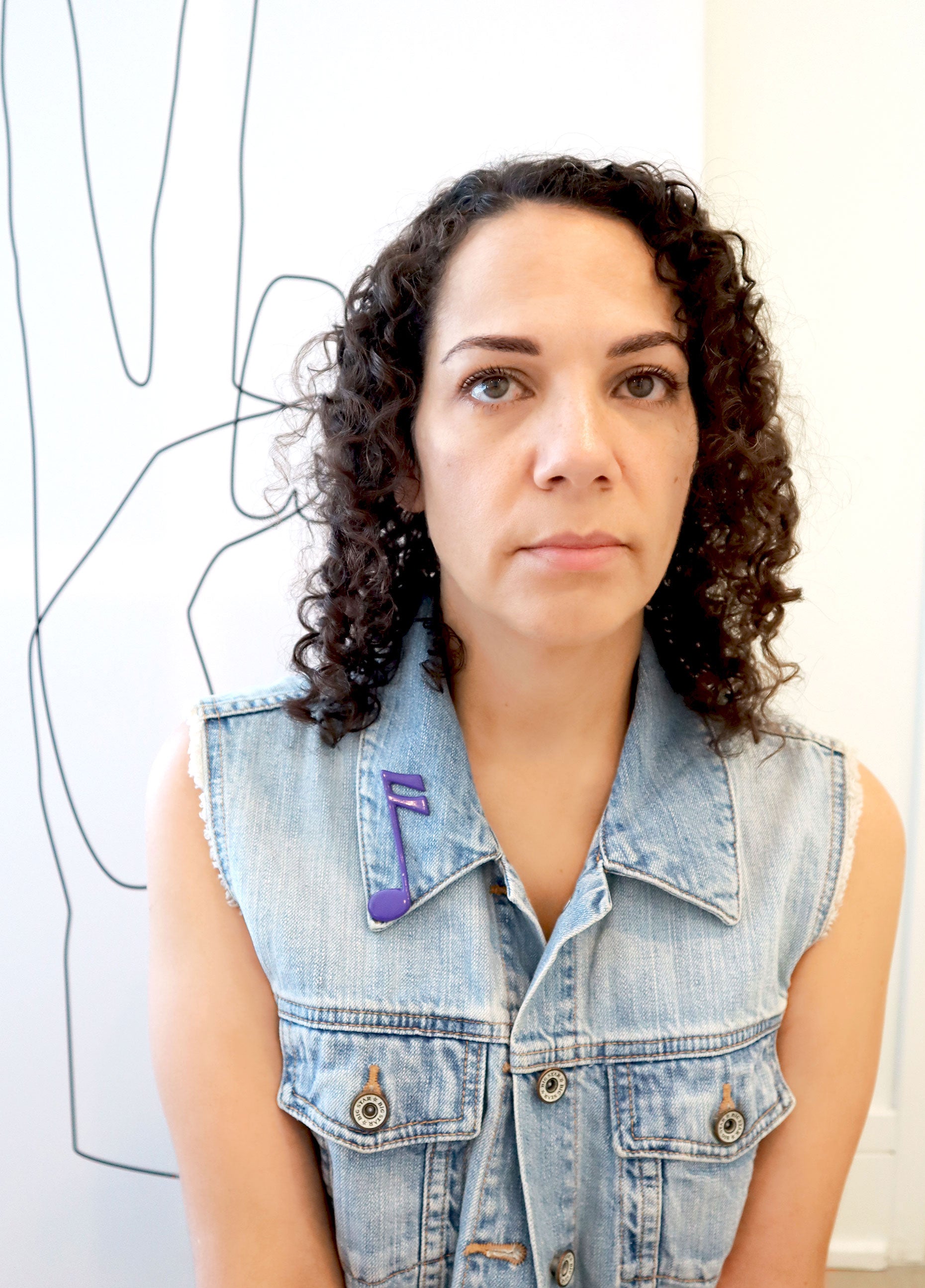 Vintage Purple Music Note Enamel Pin