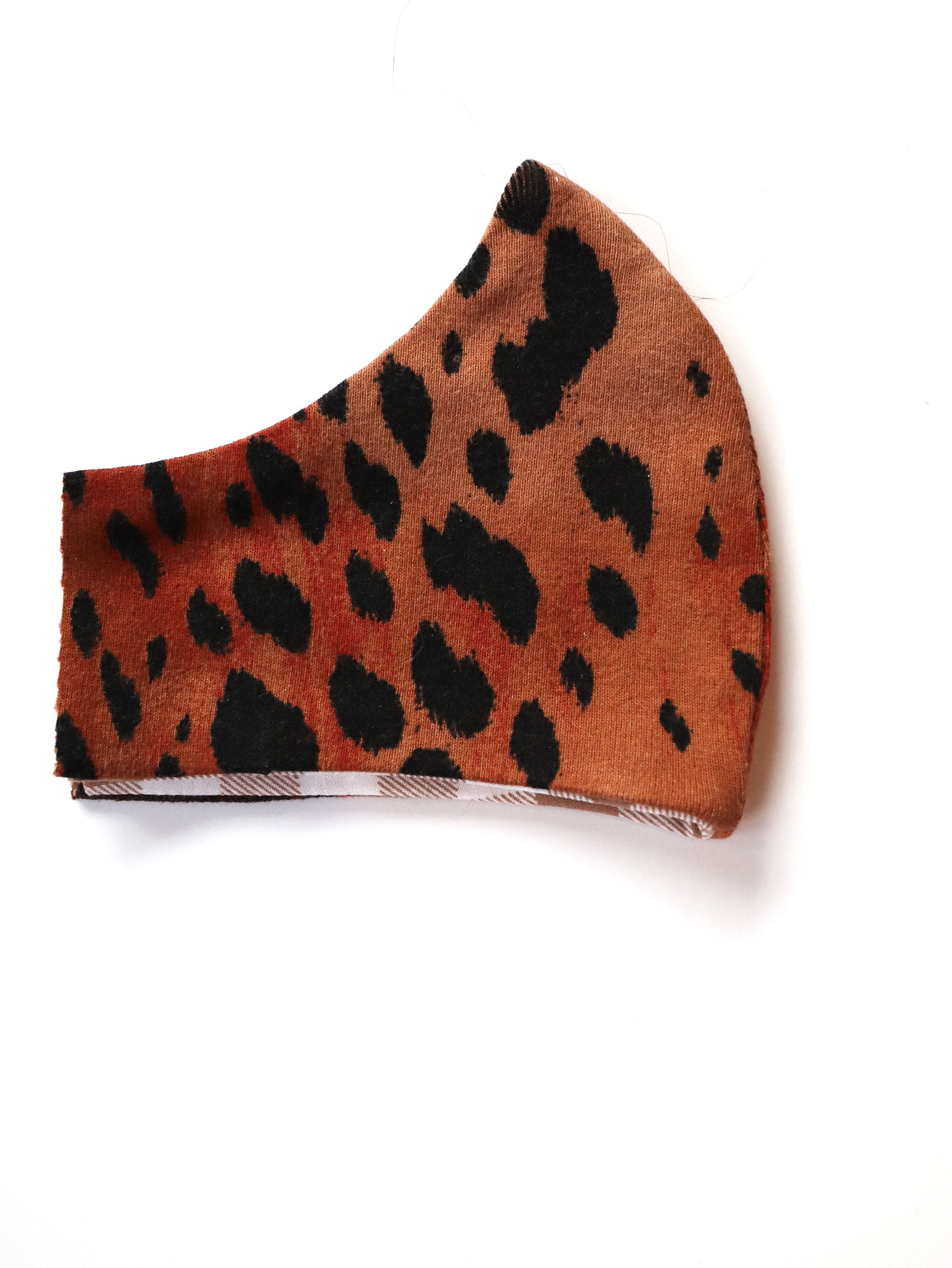 Reversible Leopard Print/Polka Dot Mask (varying prints)