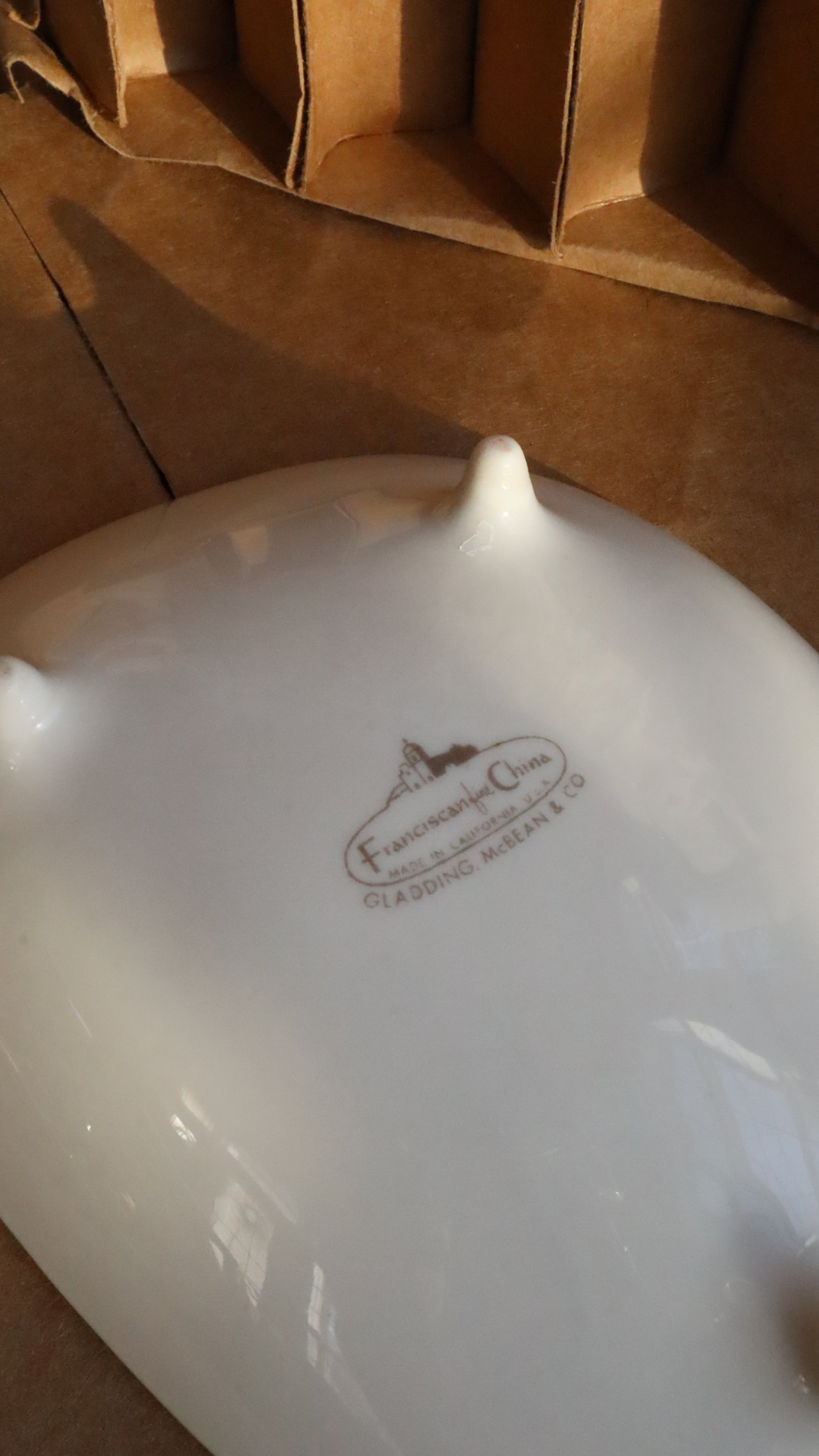 Rare Vintage MCM 1970s 1953 Franciscan GMCB Gladding Mcbean Dish