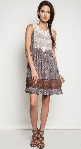 Electric Church Printed Dress