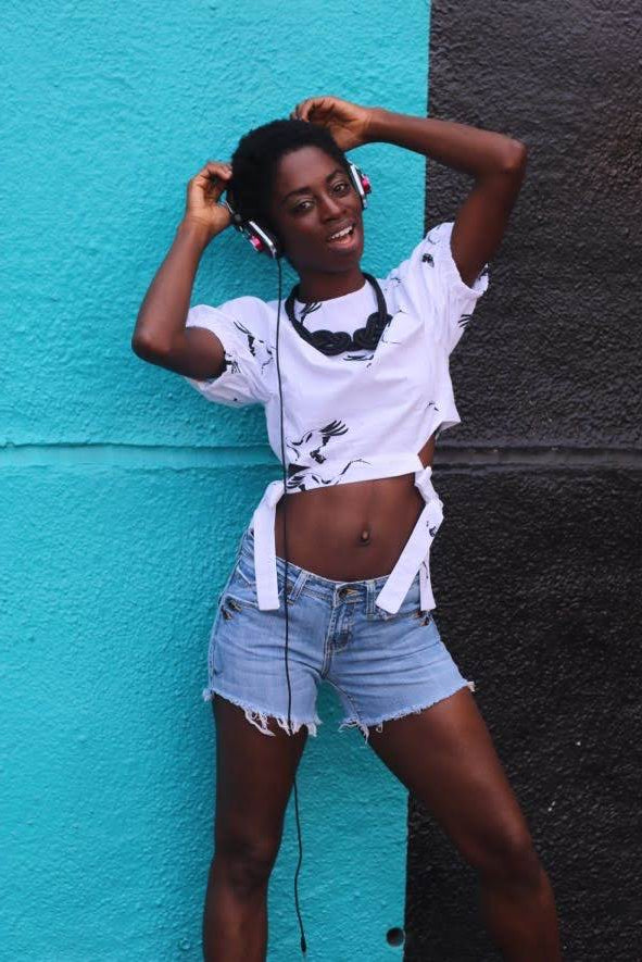 Birds Flyin' High Cut Out Top