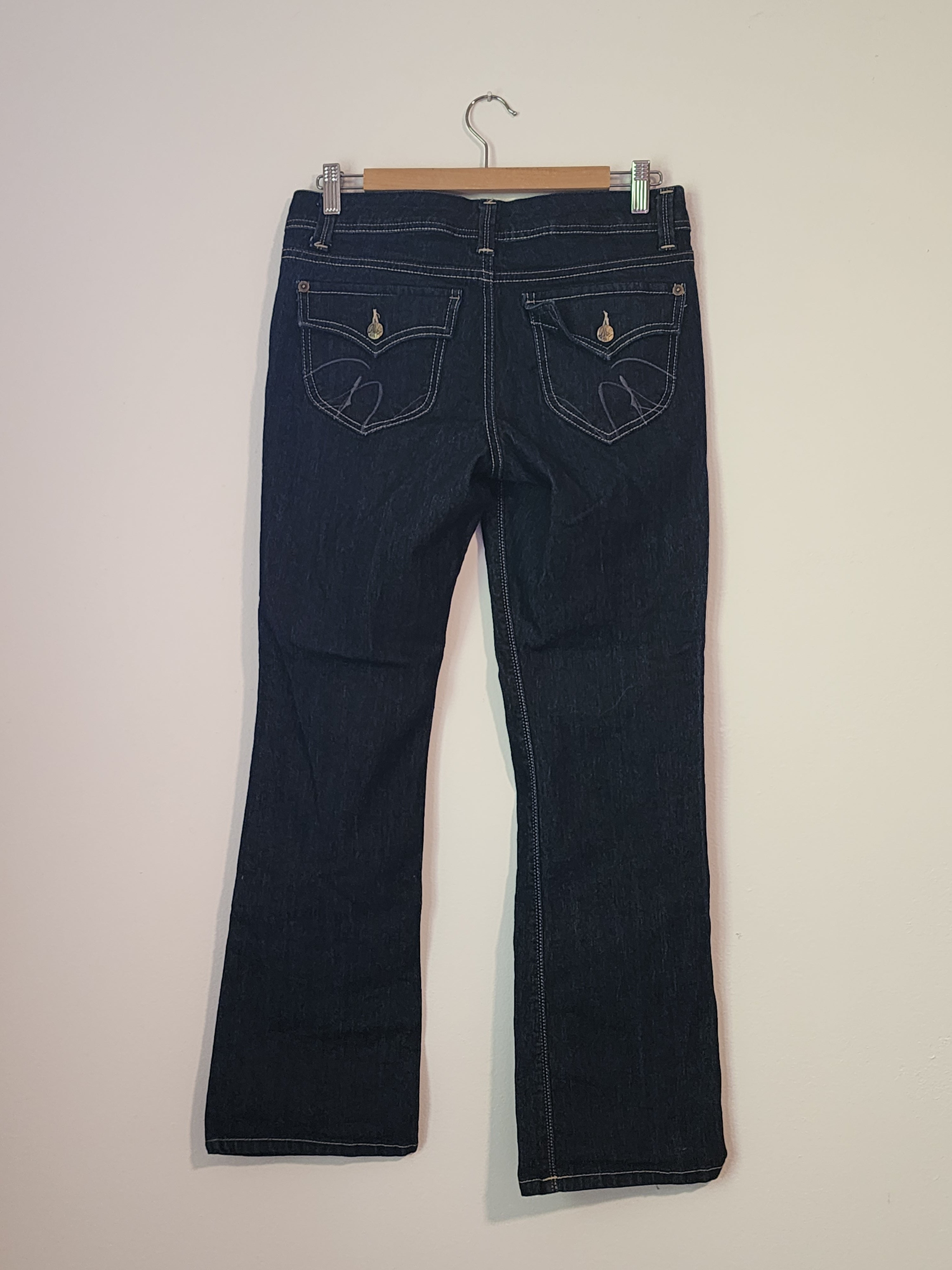 Gloria Vanderbilt Dark Denim Mid Rise Flare Jeans