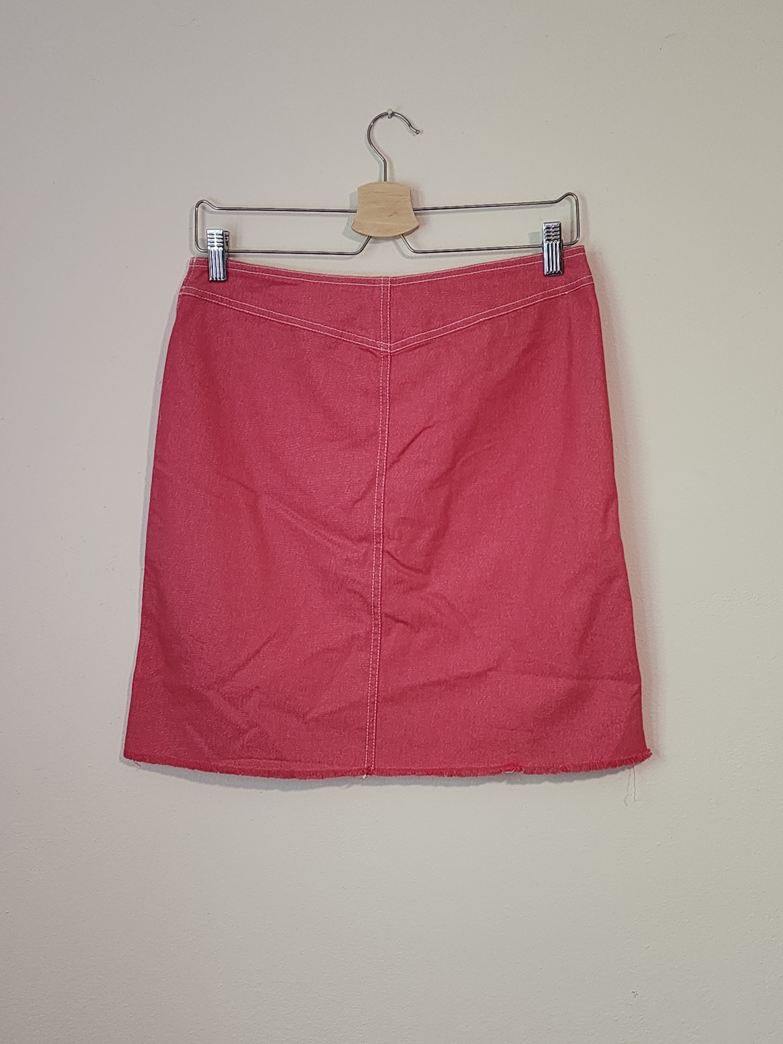 In the Wash Brand Pink Stretch Denim Skirt