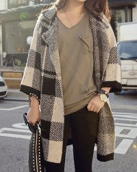 Kitschy Hound's Tooth Coat