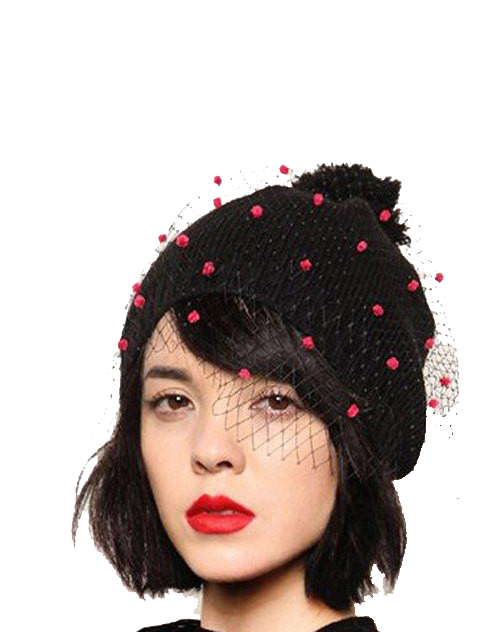 All Veil the Queen Knit Stocking Hat