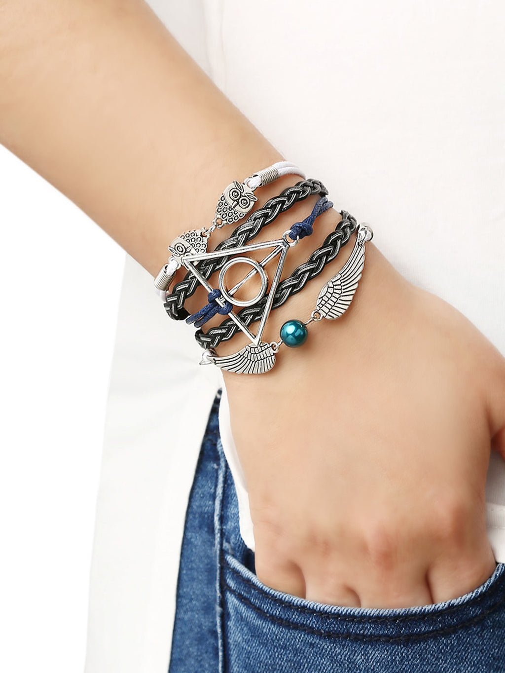 A Winged Thing Multi Strand Bracelet