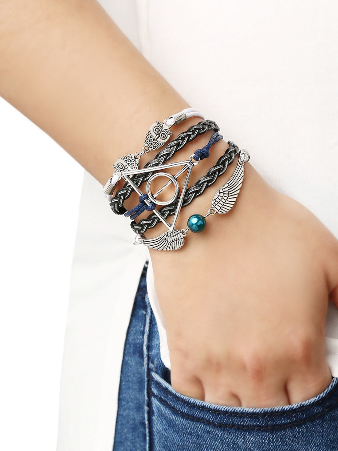 A Winged Thing Multi Strand Bracelet