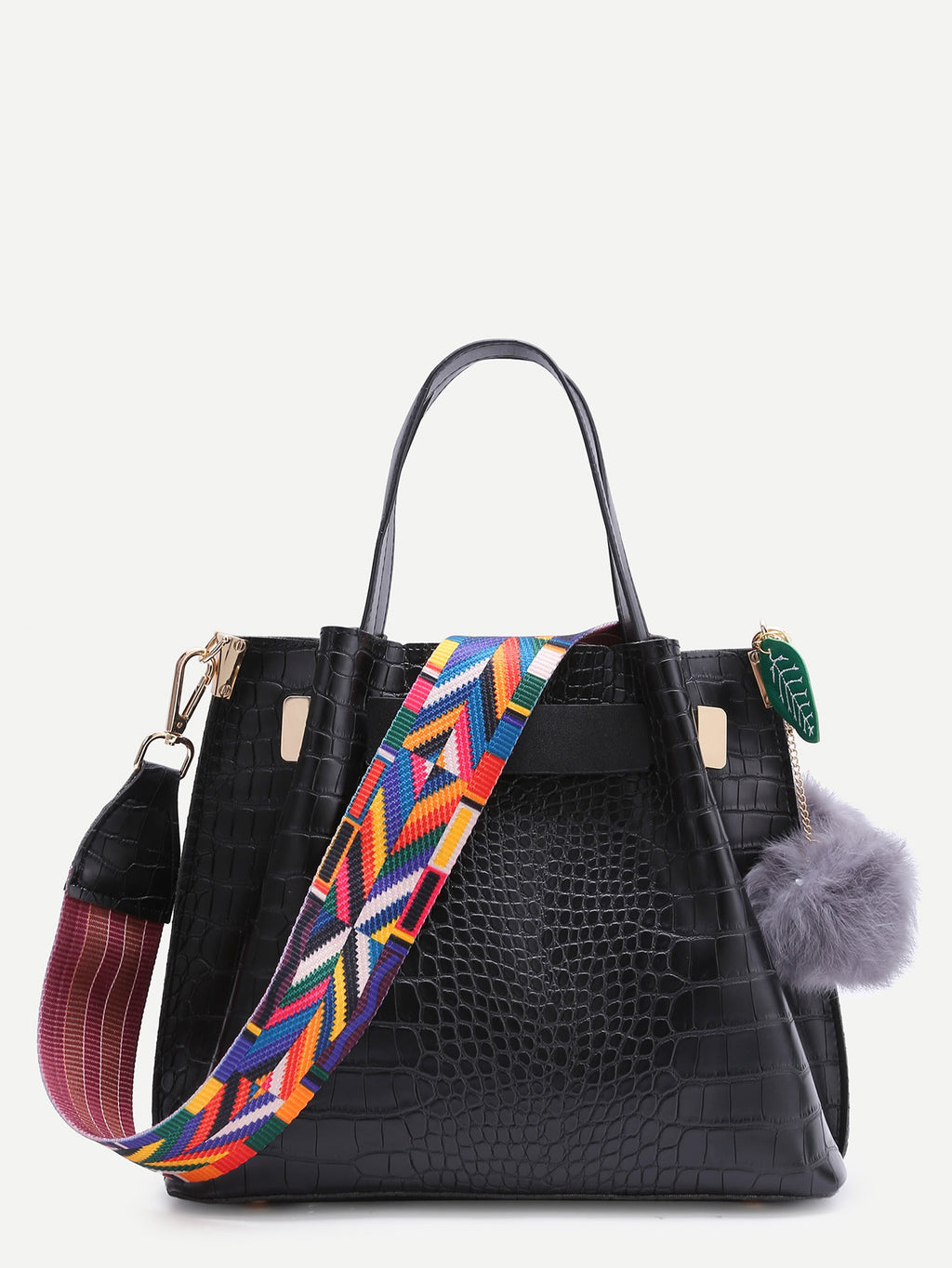 The Terayama Faux Snakeskin Bag