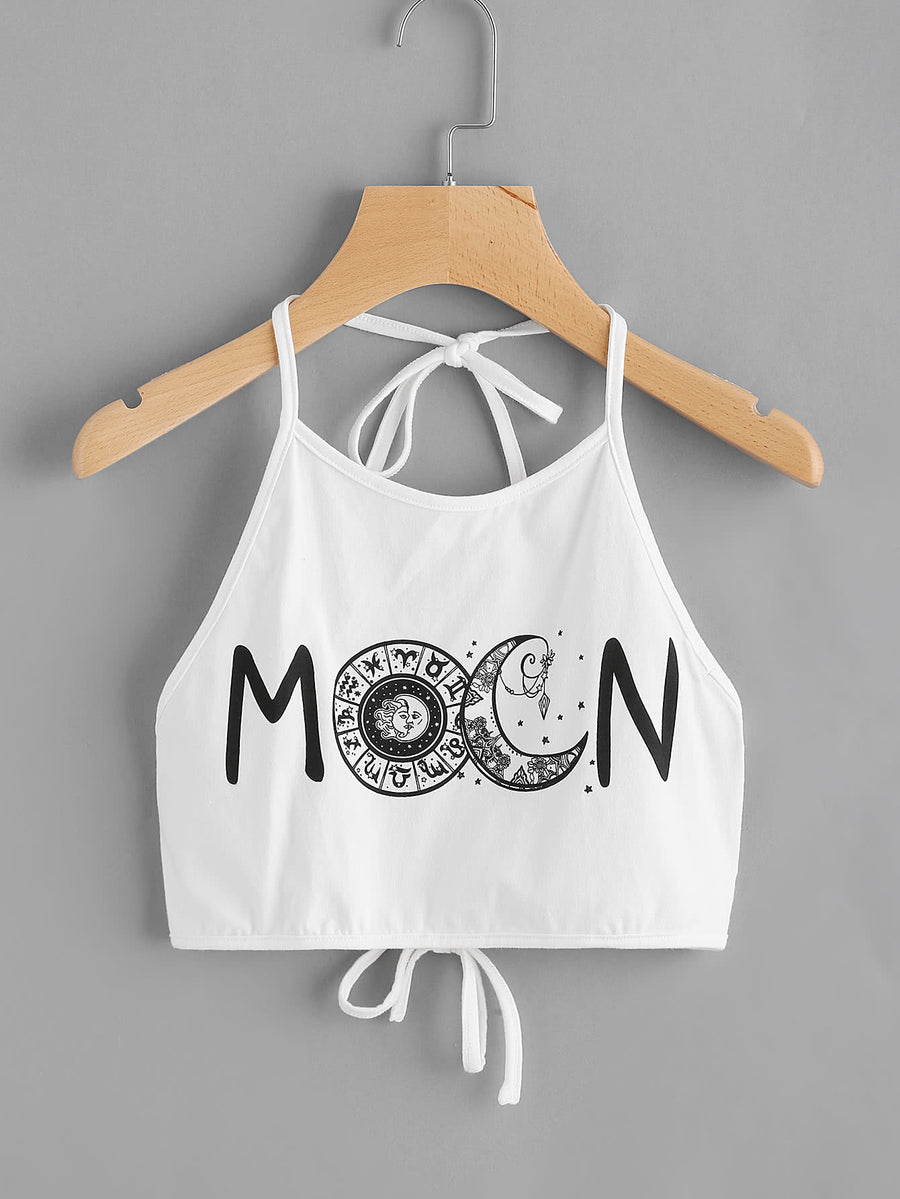The Art of Layers Moon Halter Top
