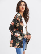 Velvet Kitty Kimono