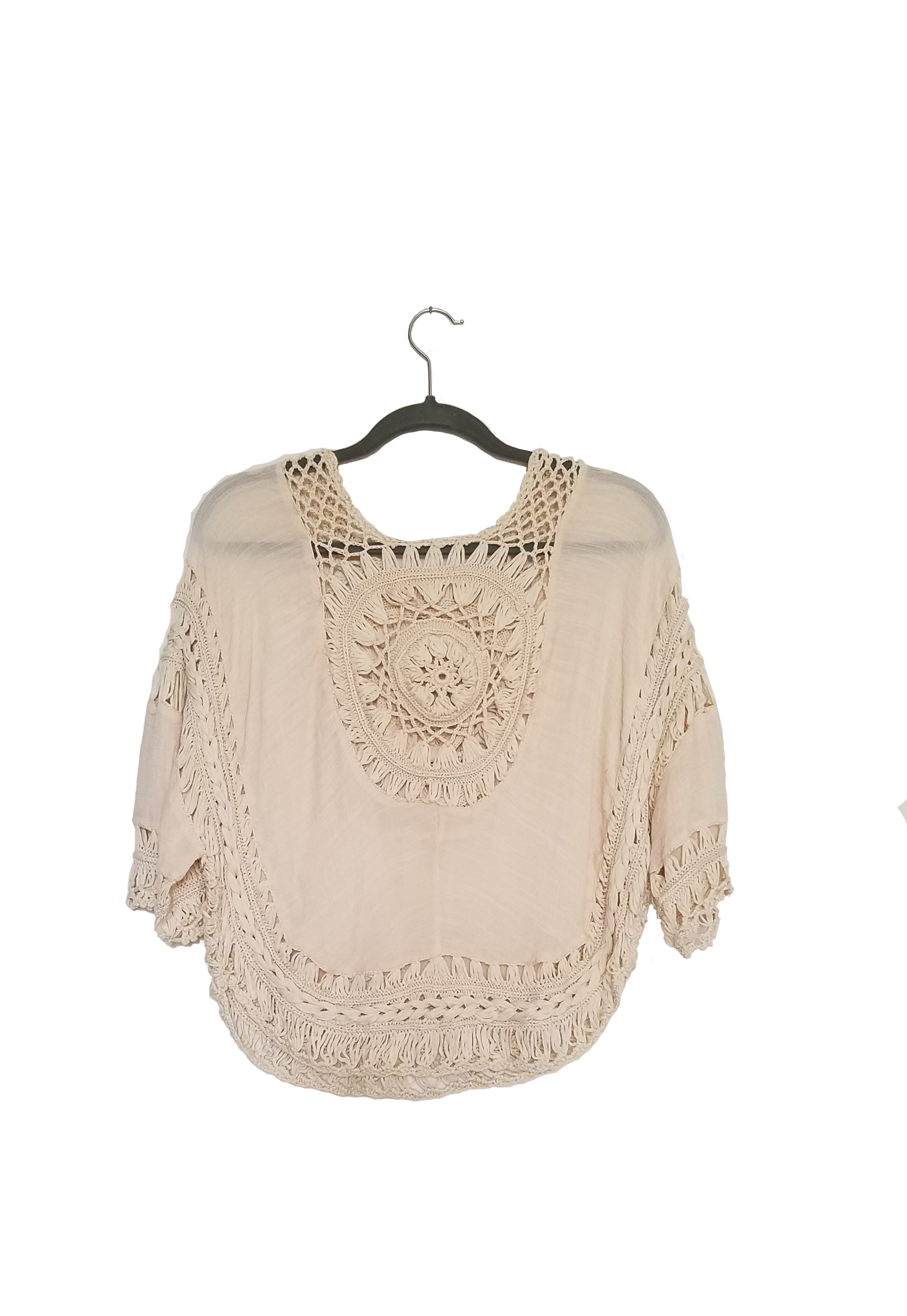 Piece of My Heart Macrame Sweater (Only 1)