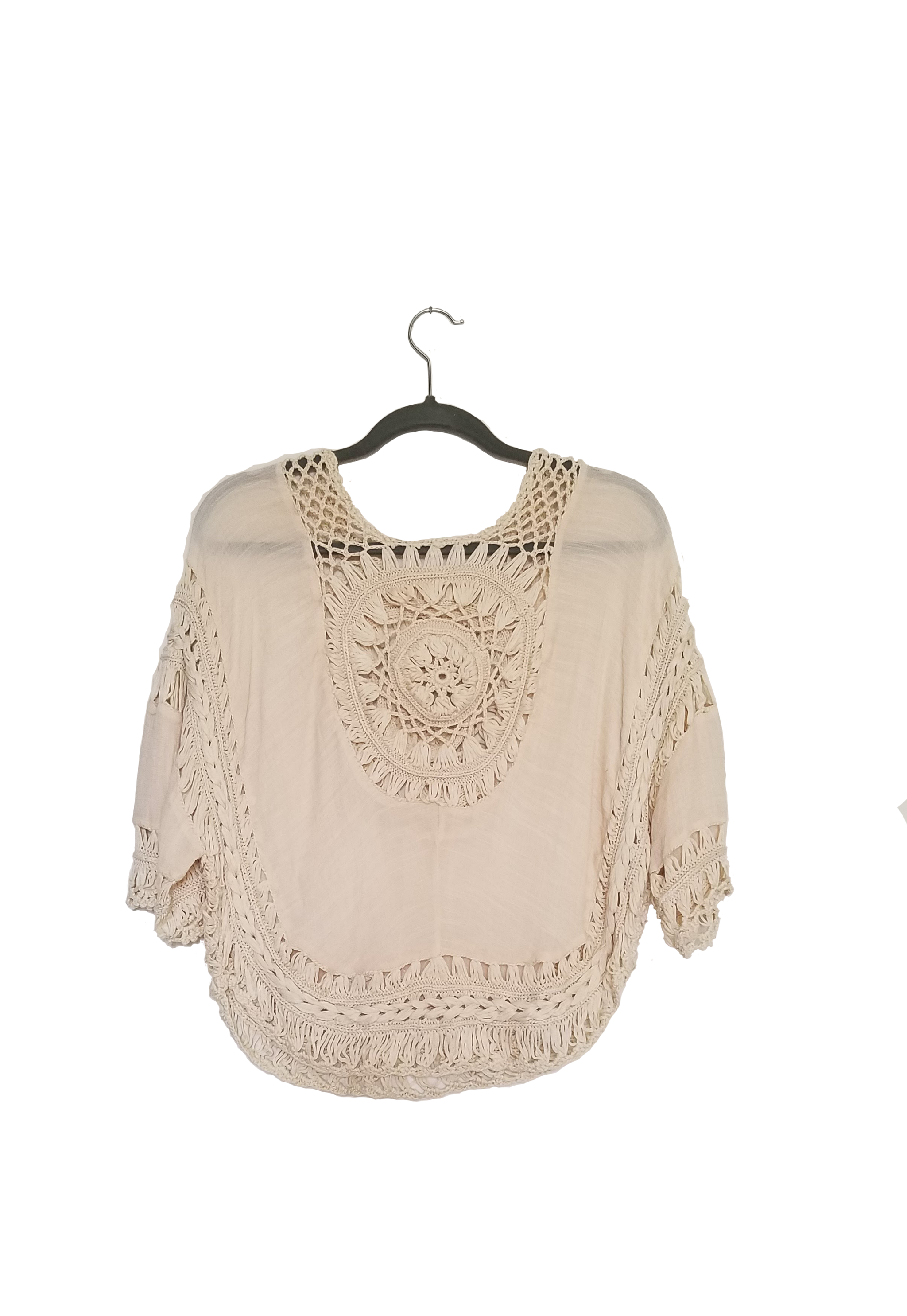 Piece of My Heart Macrame Sweater (Only 1)