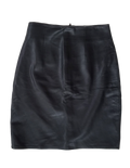 Vintage 90's Black Leather Mini Skirt