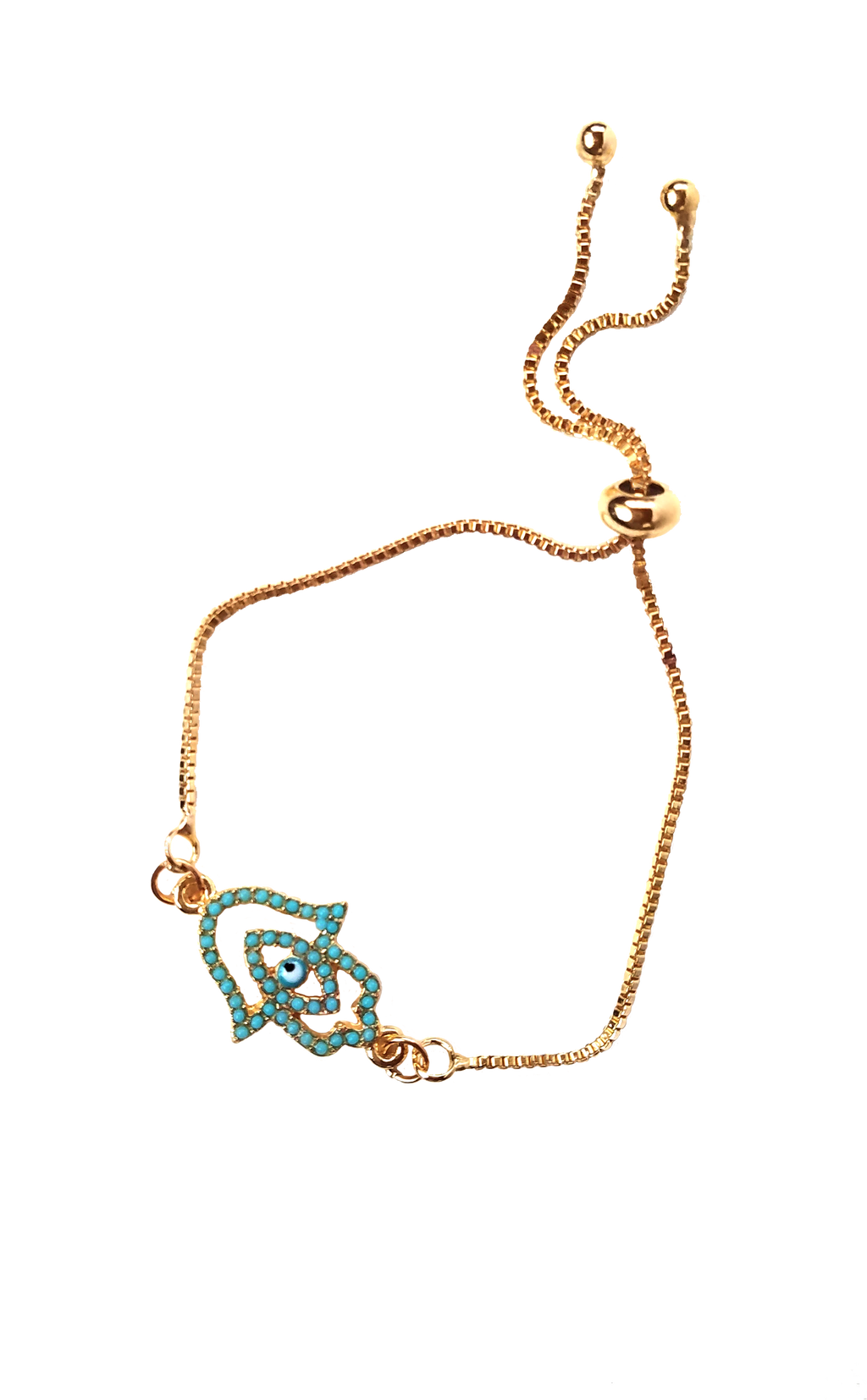 Calming Charm Hamsa Bracelet