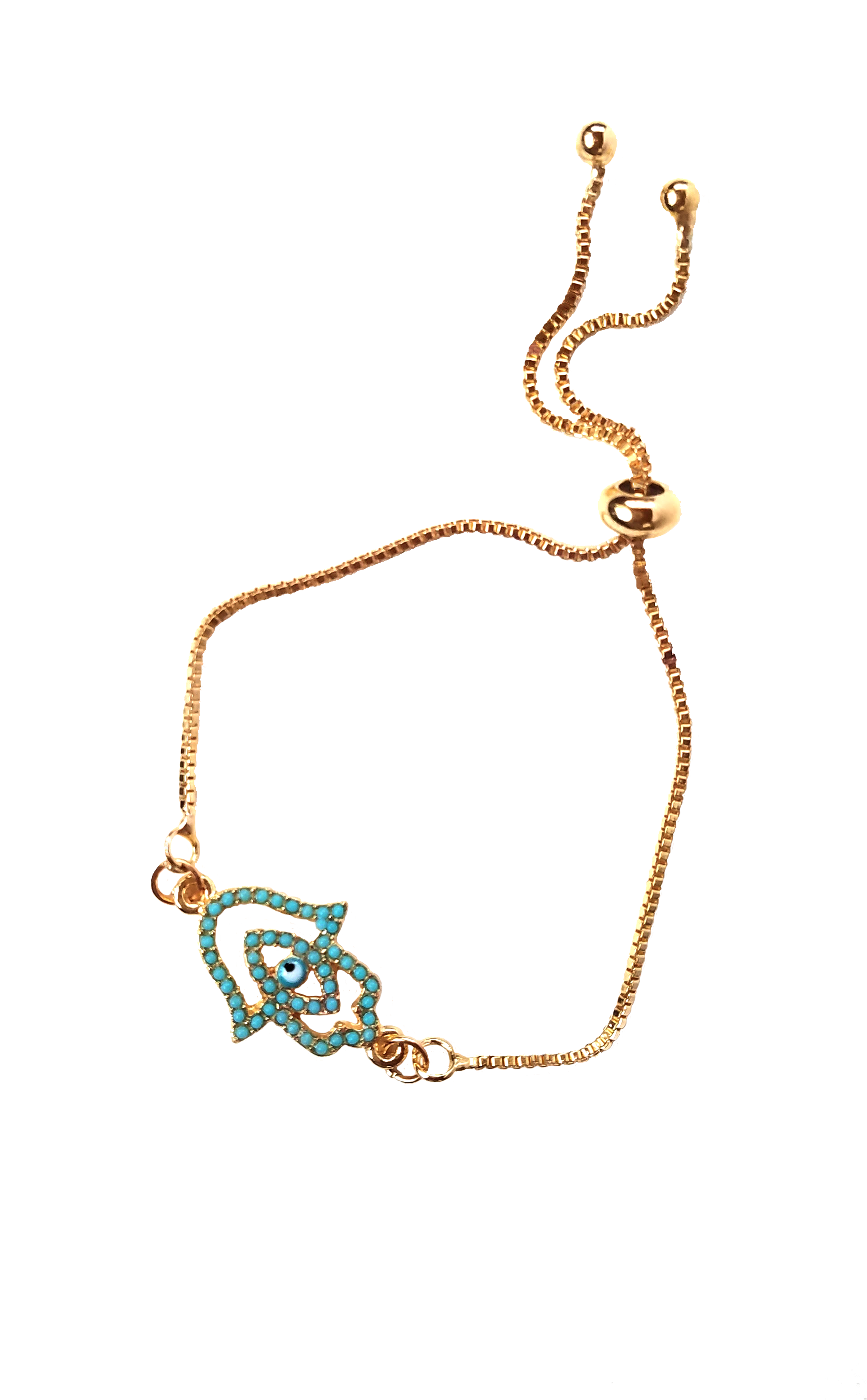 Calming Charm Hamsa Bracelet