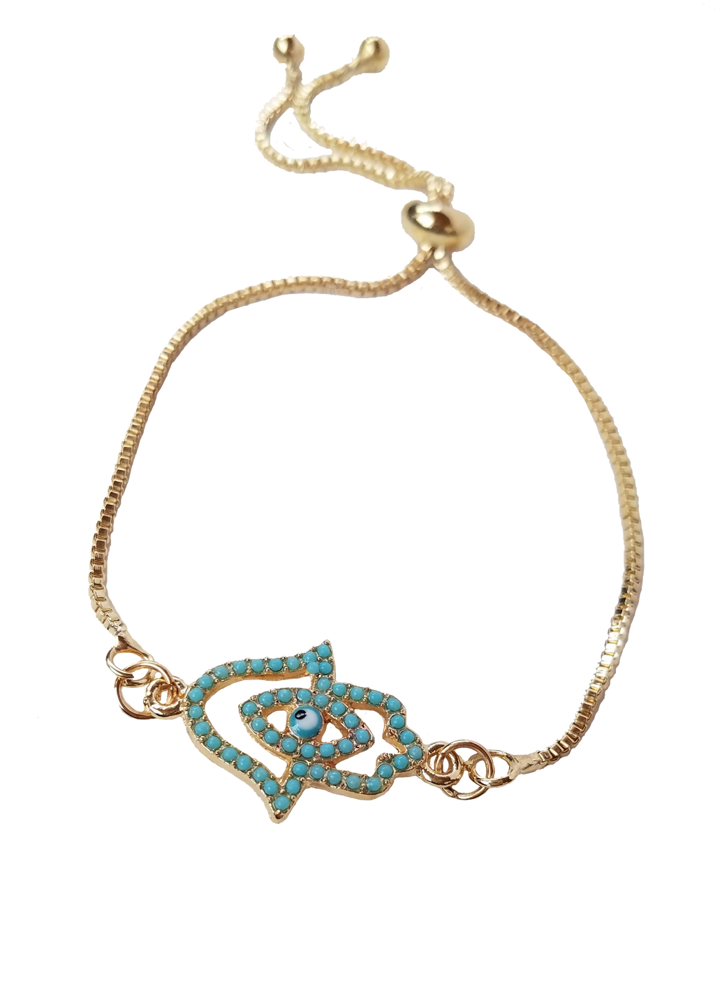 Calming Charm Hamsa Bracelet