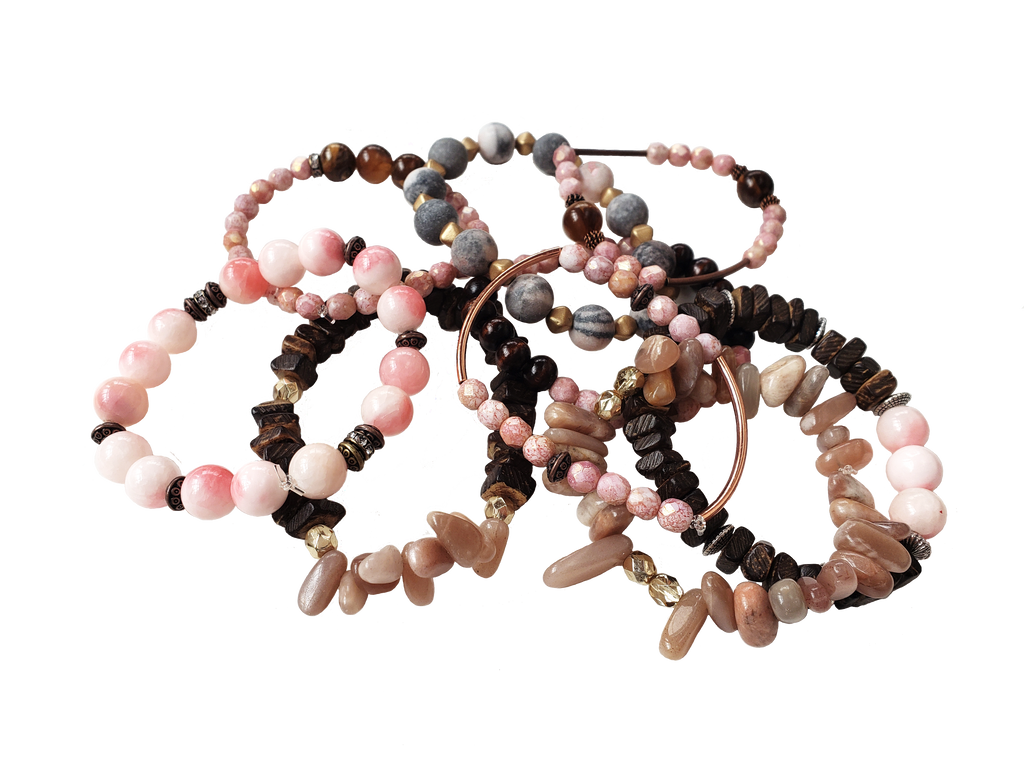 Pamplemousse Collection - Handmade Beaded Bracelets (choose 1)