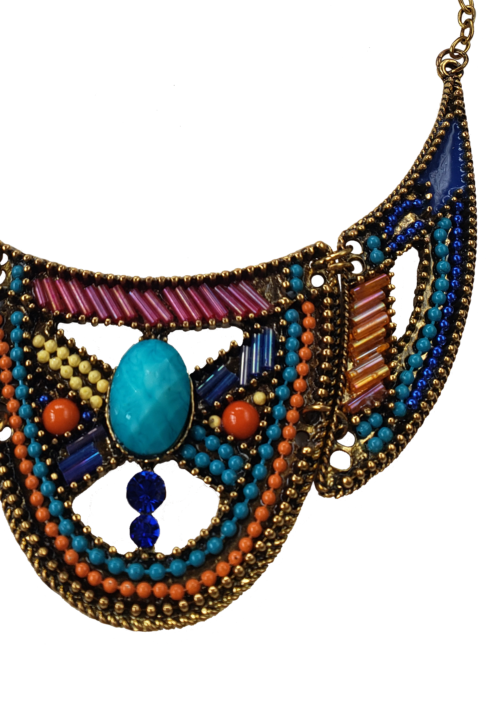 Lake Texcoco Beaded Necklace