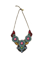 The Anthropologist Beaded Bib Necklace