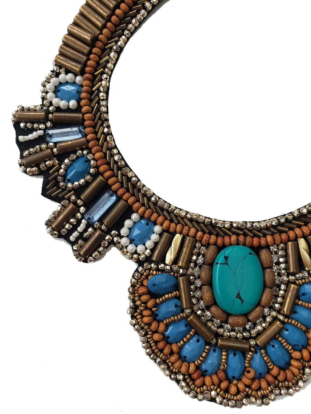 Hippie Shake Beaded Bib Necklace