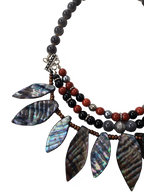 Aquarius Bead & Shell Layer Necklace