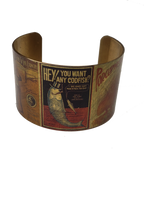 Vintage Ads Cuff Bracelet