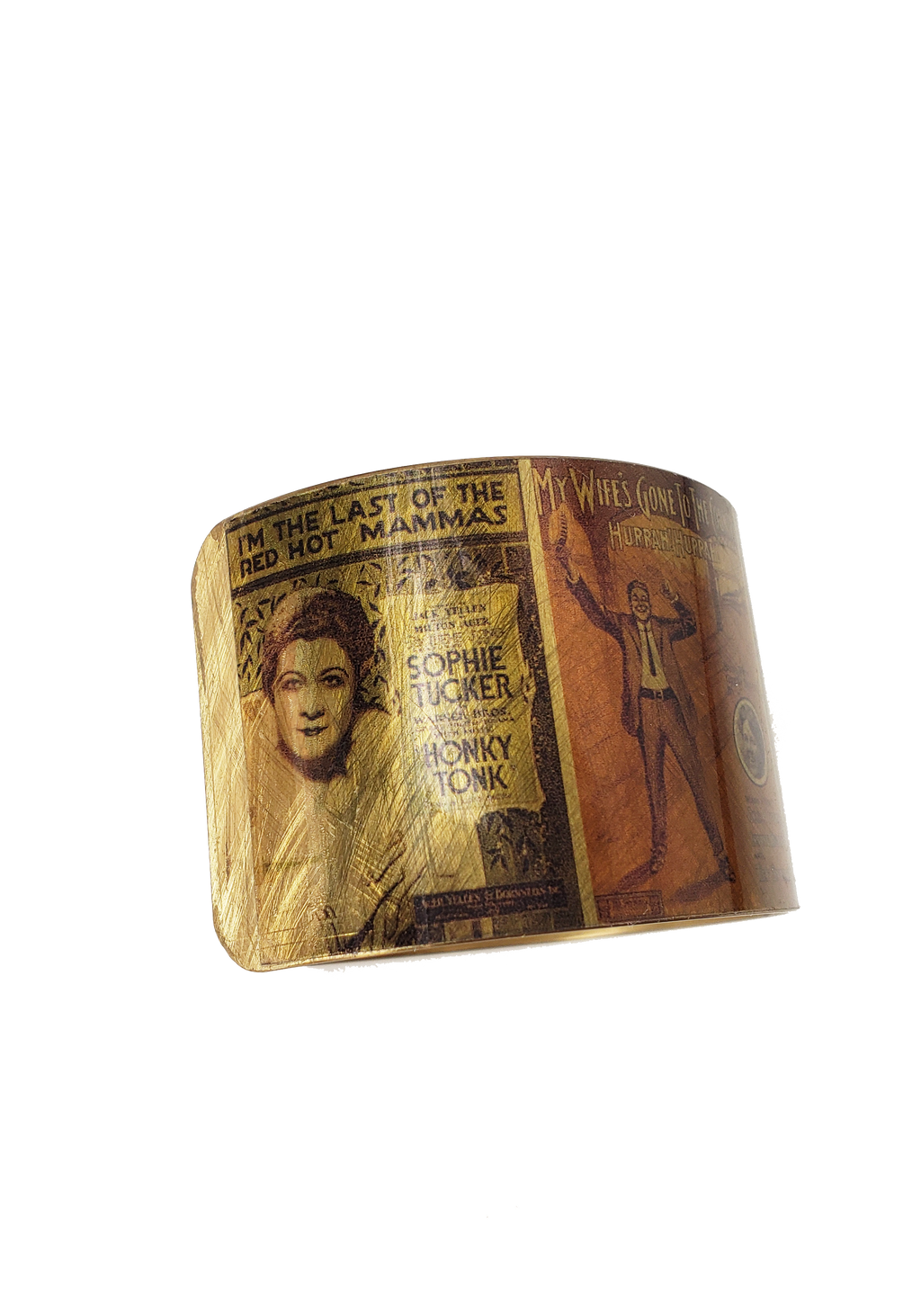 Vintage Ads Cuff Bracelet