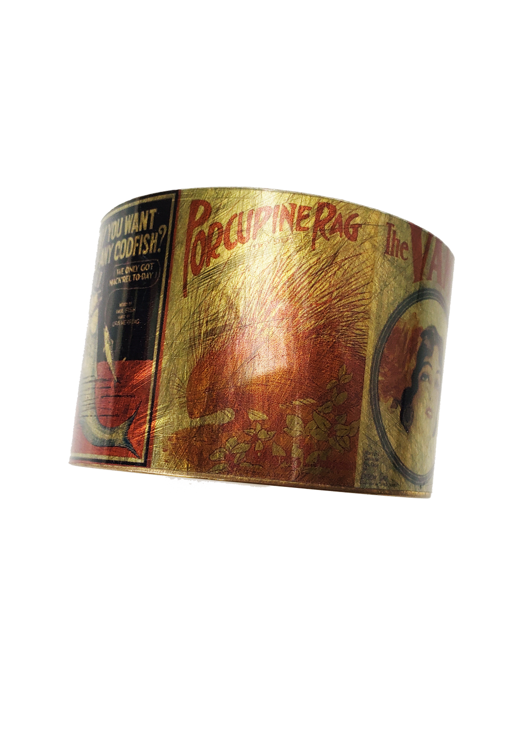 Vintage Ads Cuff Bracelet