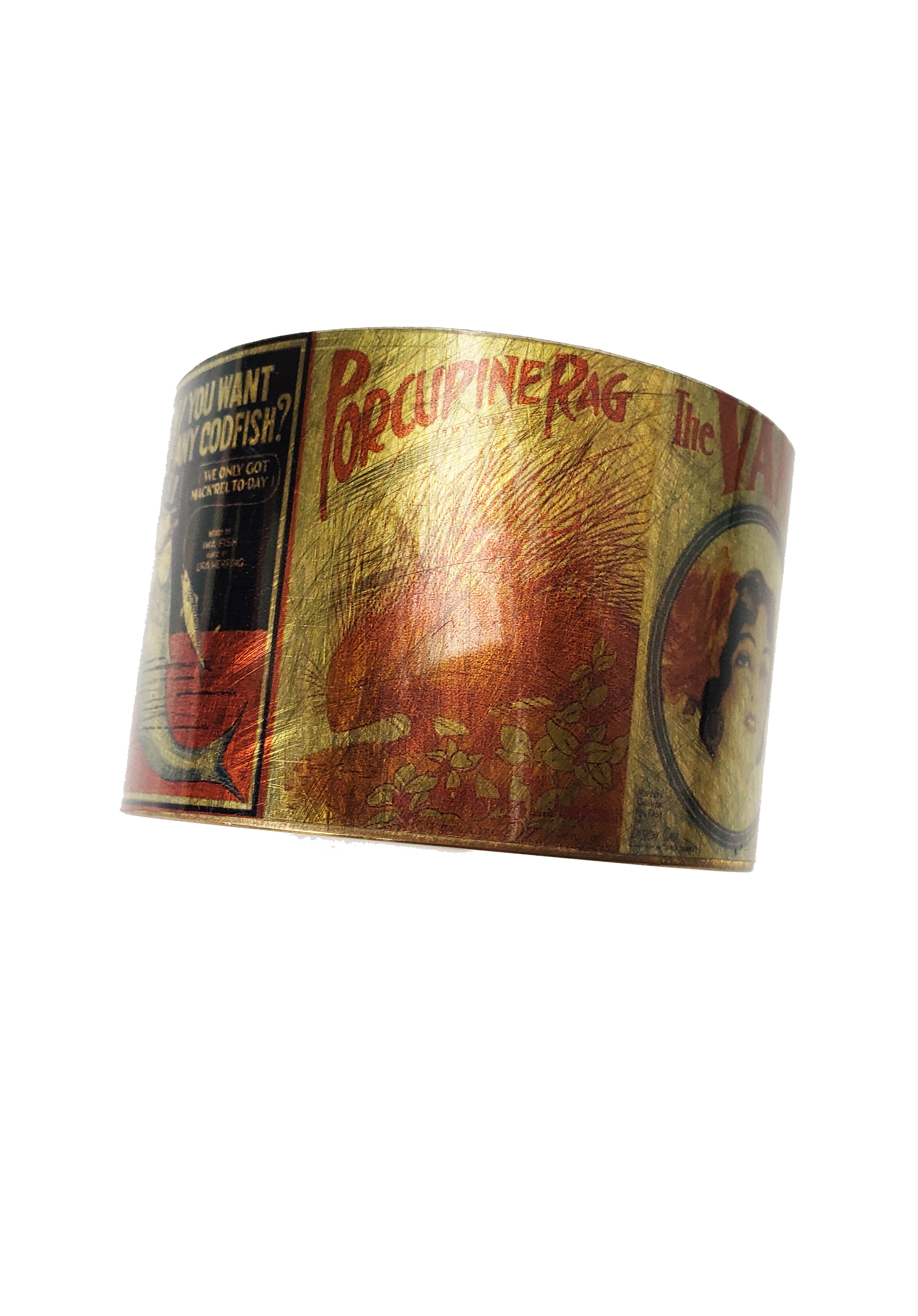 Vintage Ads Cuff Bracelet