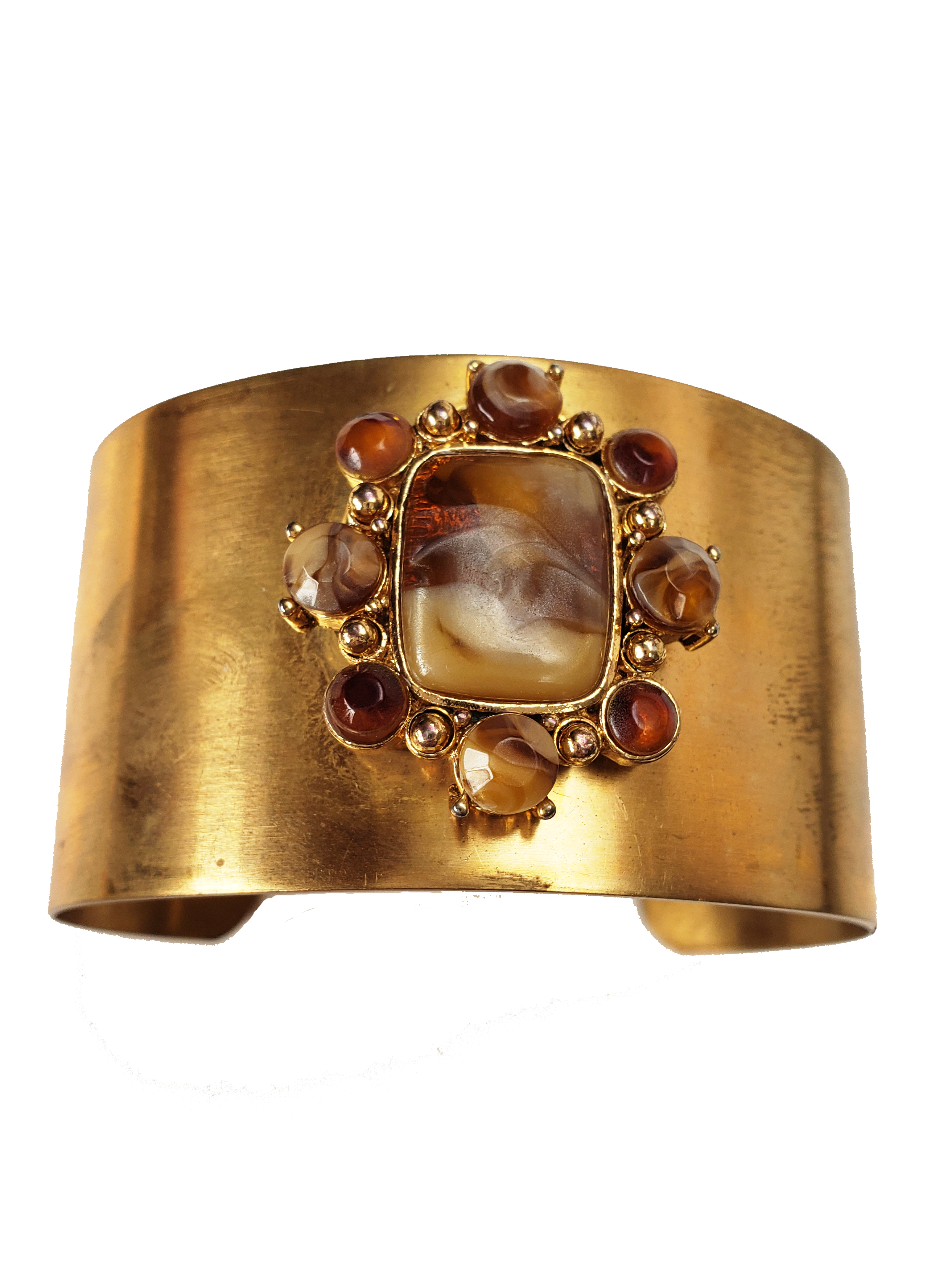 Chalcedony Cuff Bracelet (Only 1)
