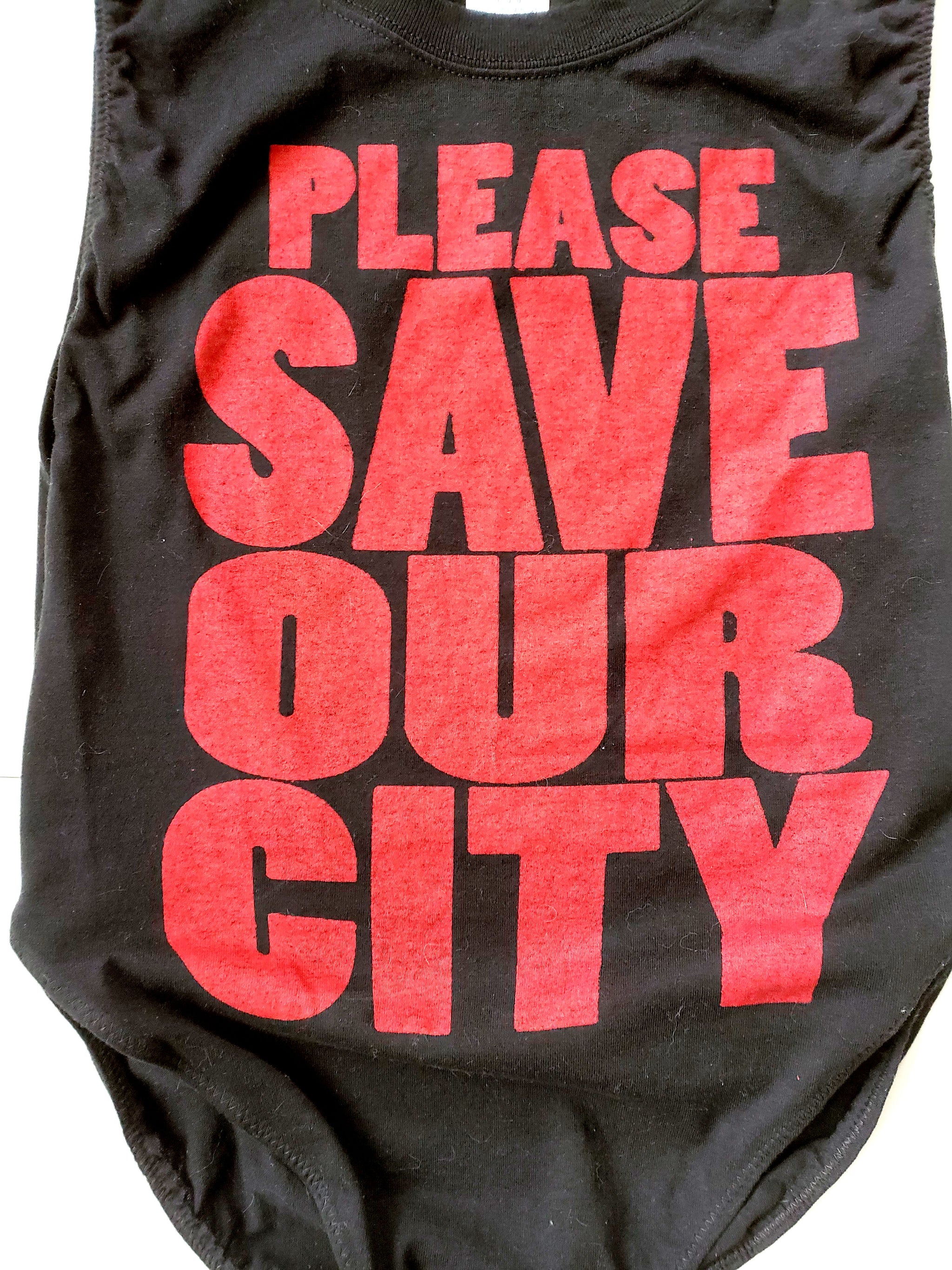 Altered Save Our City T-shirt Recon Bodysuit