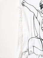 Altered Say Anything Graphic  Slashed  Tee (Only 1)