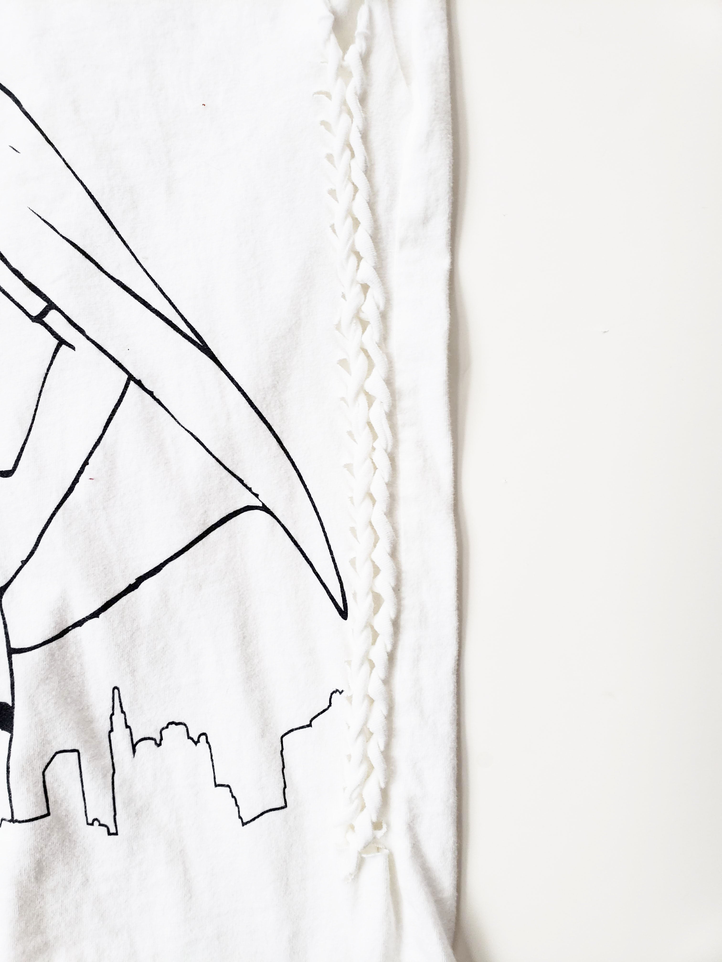 Altered Say Anything Graphic  Slashed  Tee (Only 1)