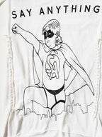 Altered Say Anything Graphic  Slashed  Tee (Only 1)