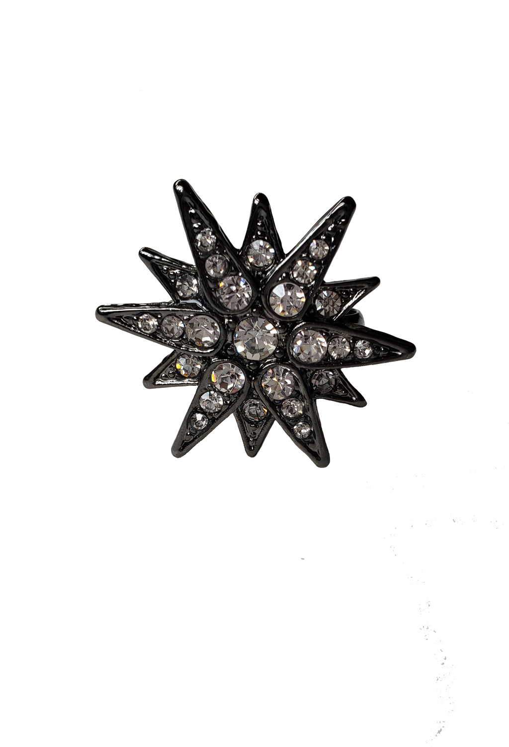 Starburst Rhinestone Ring