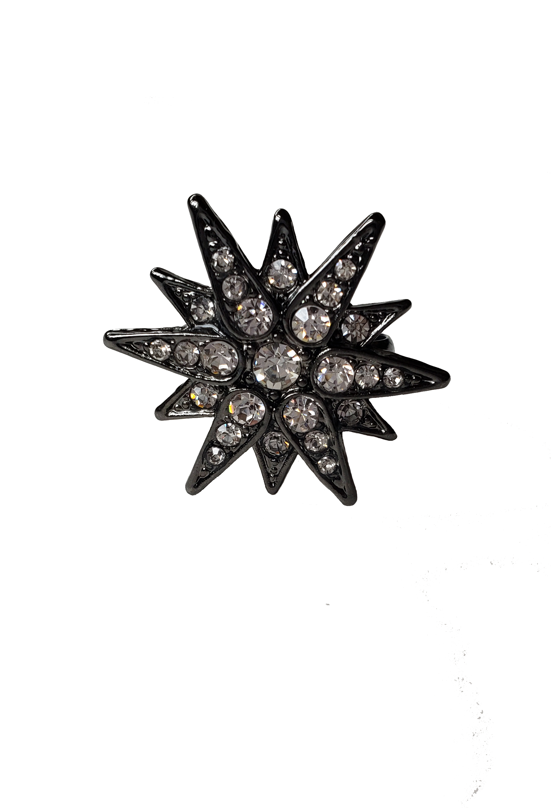 Starburst Rhinestone Ring