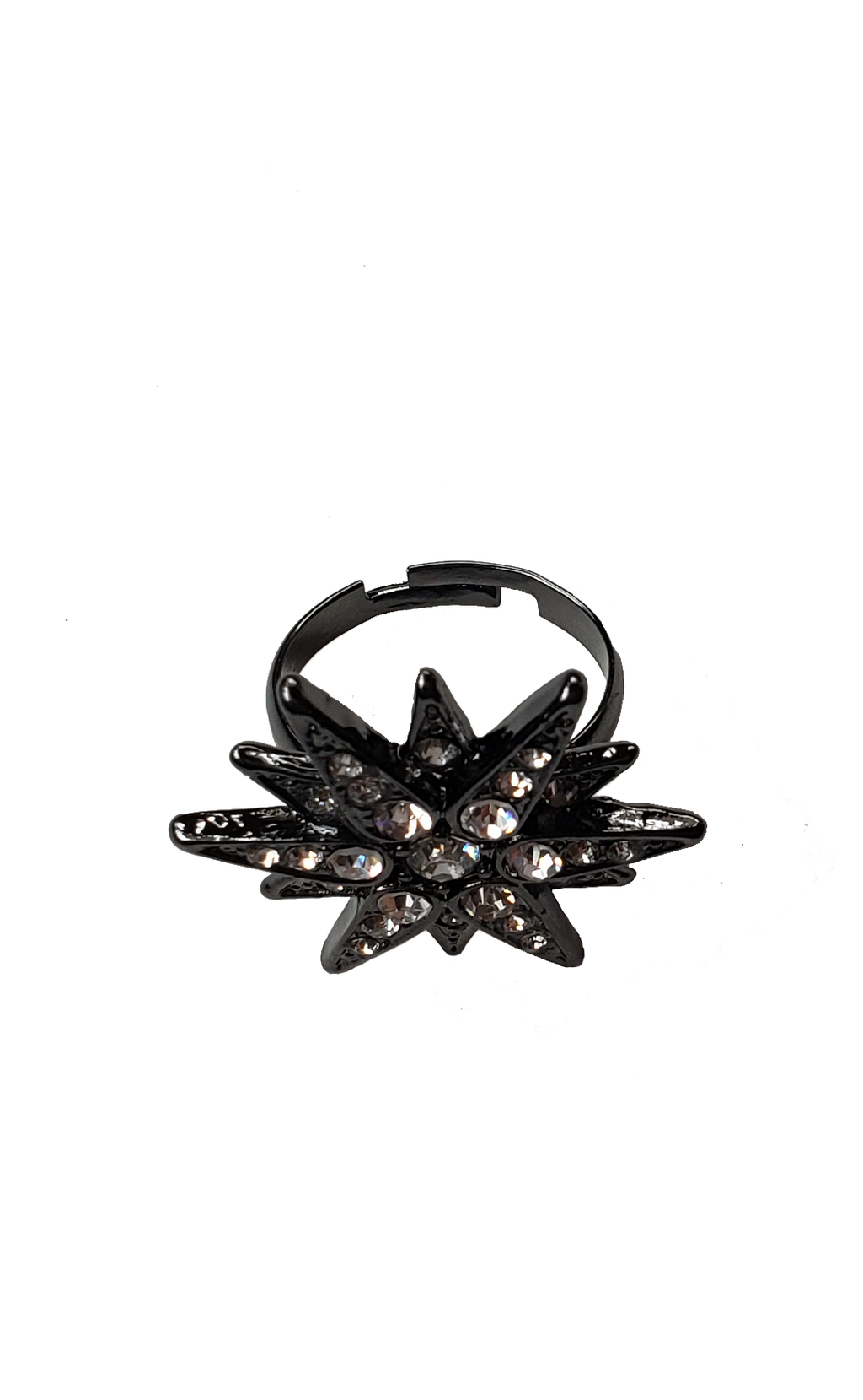 Starburst Rhinestone Ring