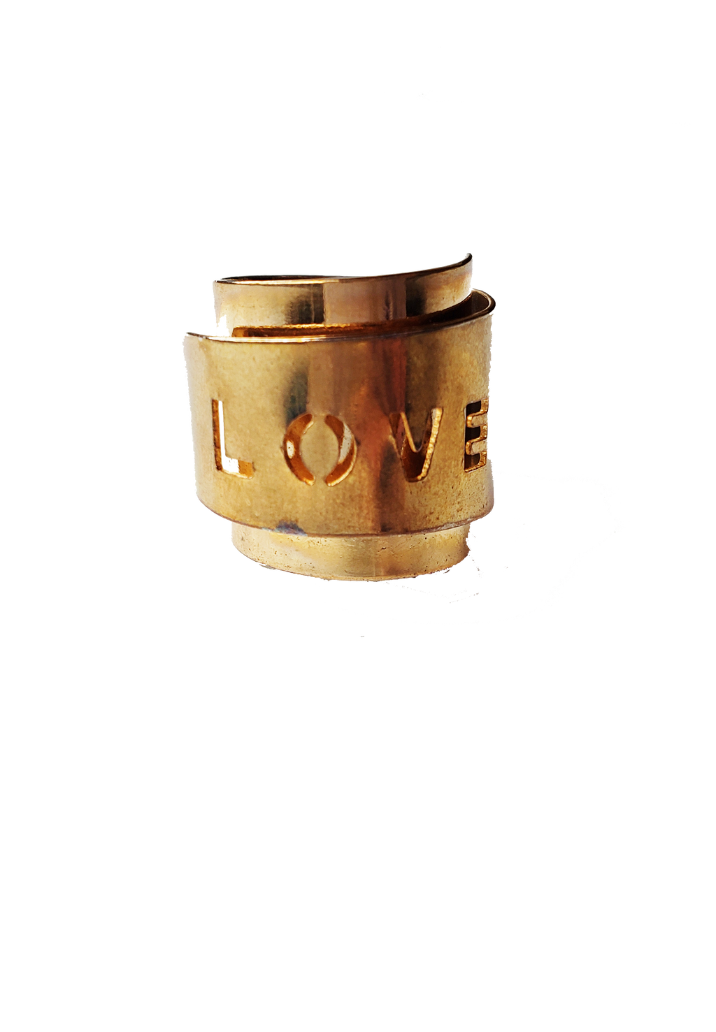 LOVE Copper Wrap Ring
