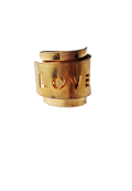 LOVE Copper Wrap Ring