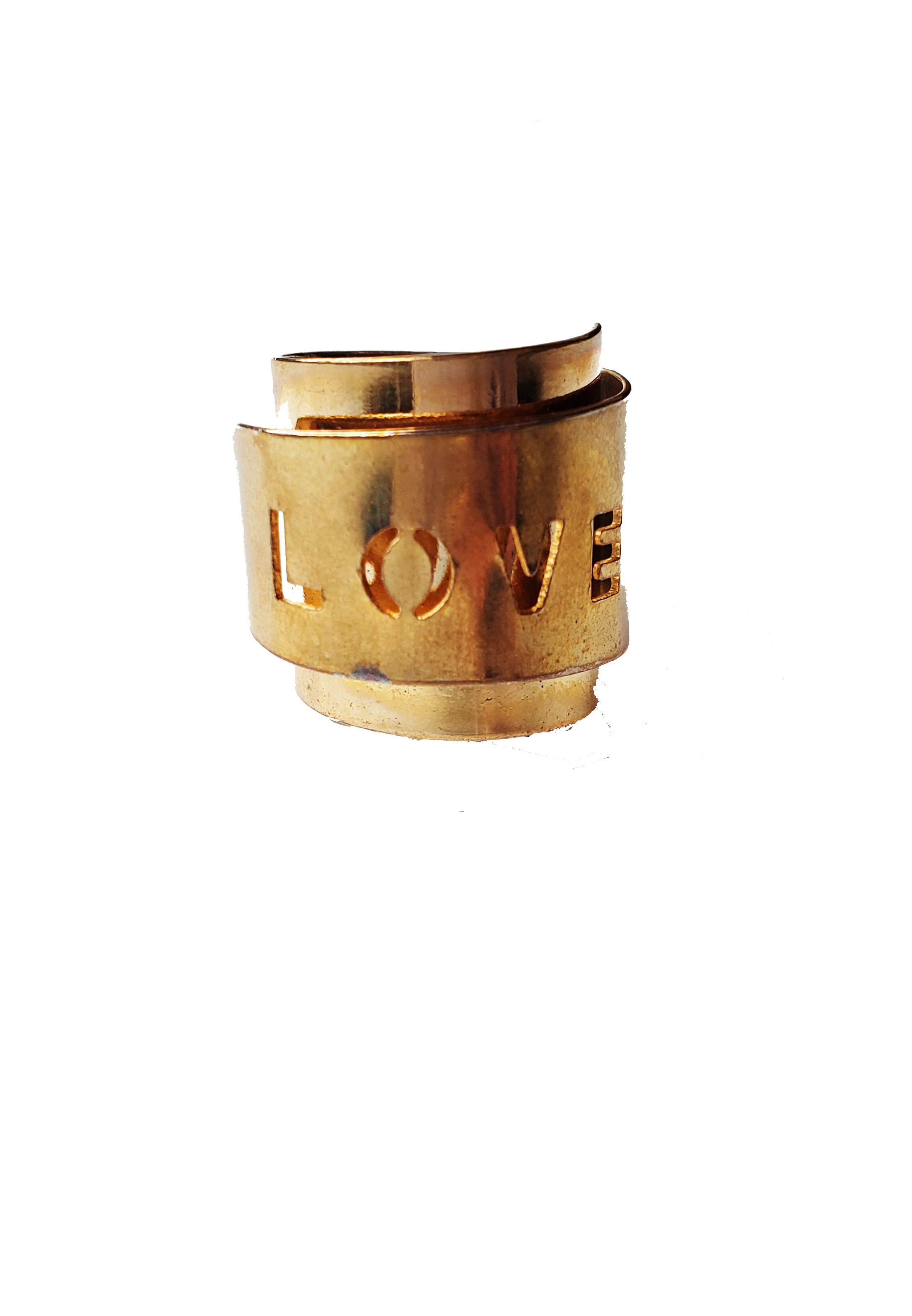 LOVE Copper Wrap Ring