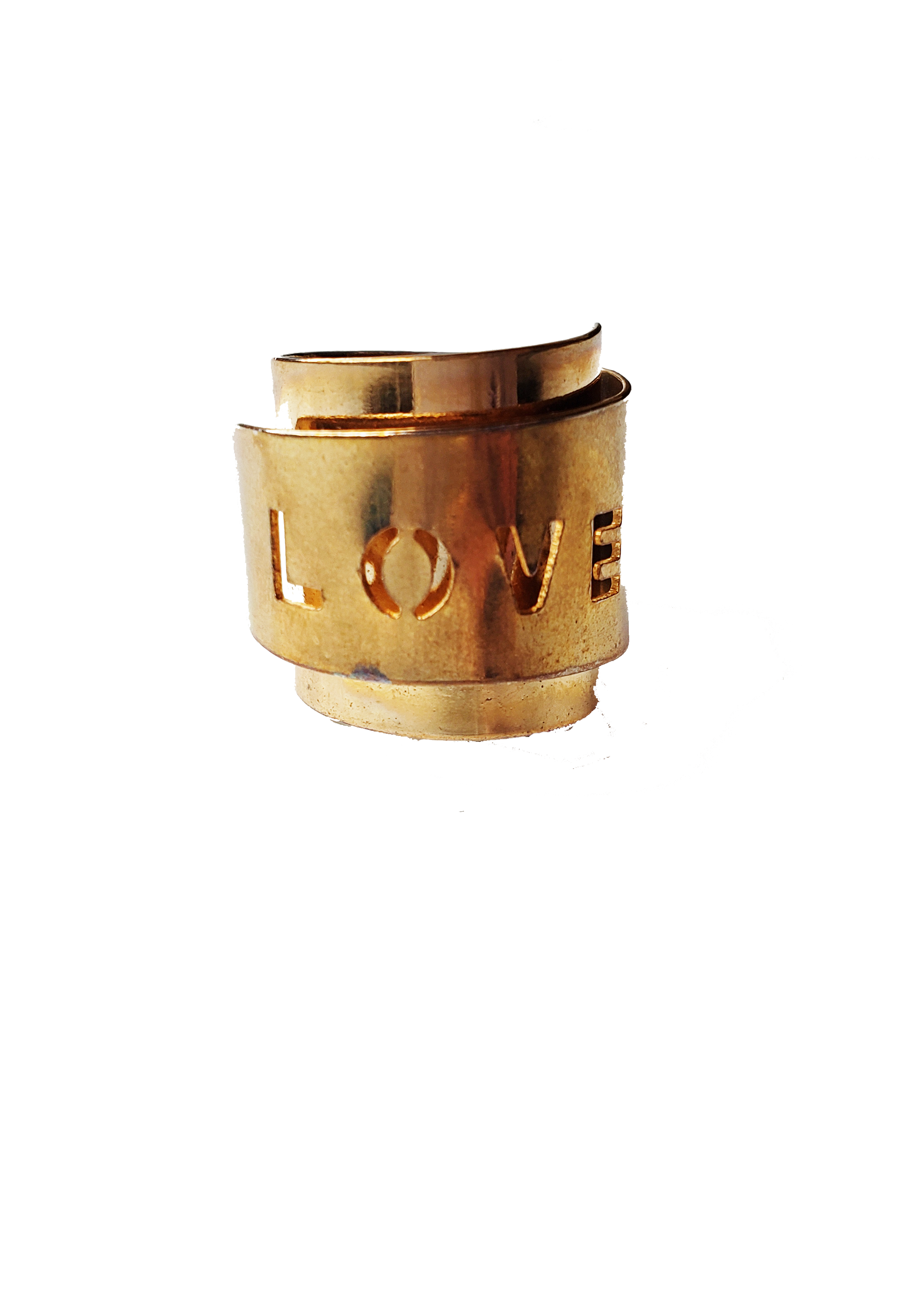 LOVE Copper Wrap Ring