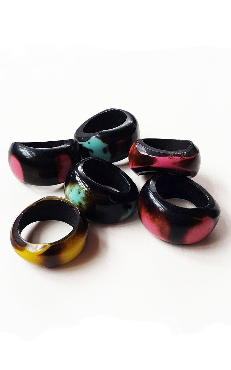 Shrivasta Wooden Carved Rings