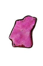 Edge of the Moon Dyed Agate Slice Ring