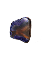 Edge of the Moon Dyed Agate Slice Ring
