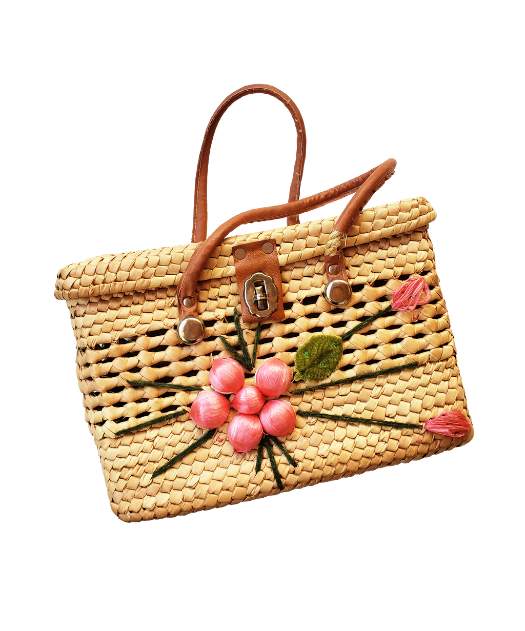 Summer's Day Wicker Handbag (Only 1)