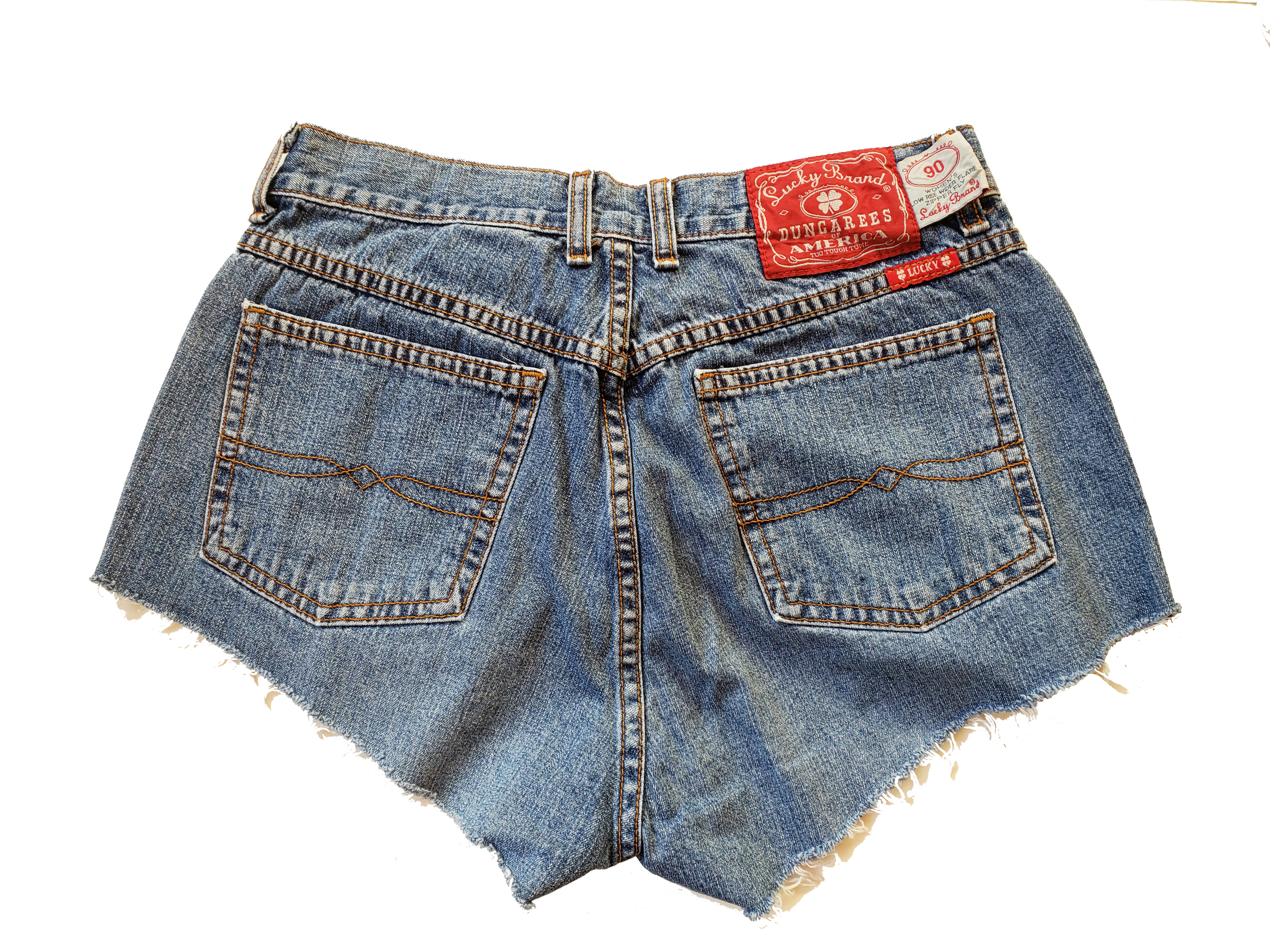 Mid Rise Lucky Jeans Distressed Denim Shorts - Size 10 (Only 1)