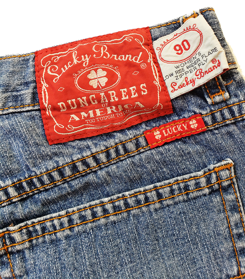 Mid Rise Lucky Jeans Distressed Denim Shorts - Size 10 (Only 1)